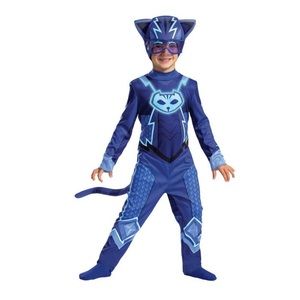 NWT! Toddler PJ Masks Catboy Classic Halloween Costume Jumpsuit with Headpiece